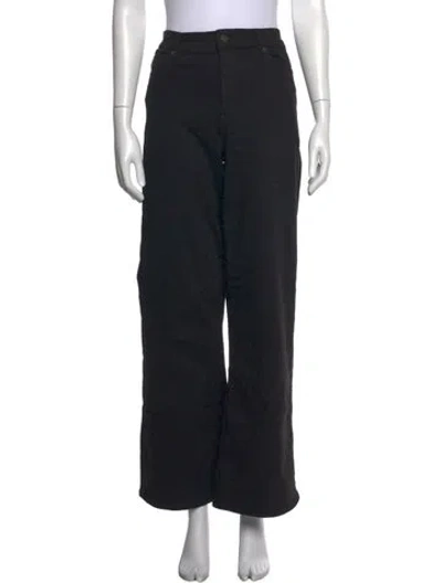 Pre-owned Frame Wide Leg Pants In Black