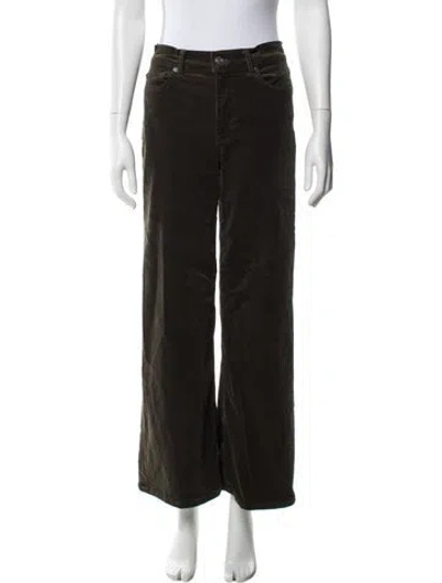 Pre-owned Frame Wide Leg Pants In Black
