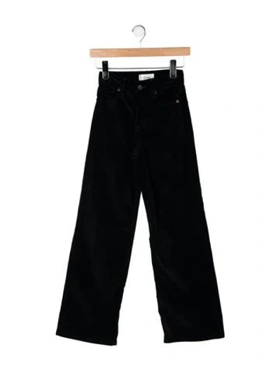 Pre-owned Frame Wide Leg Pants In Black