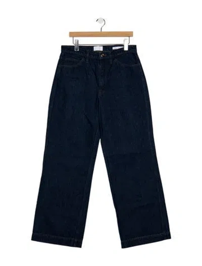 Pre-owned Frame Wide Leg Pants In Black