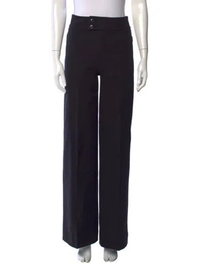 Pre-owned Frame Wide Leg Pants In Black