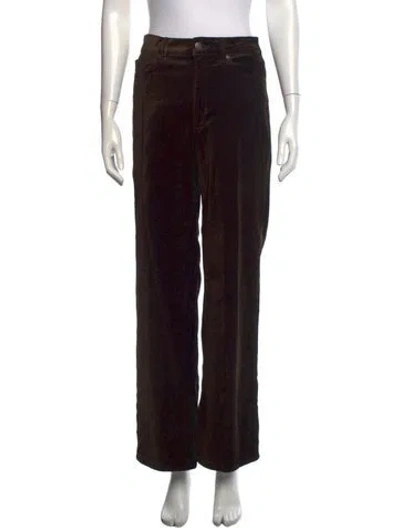 Pre-owned Frame Wide Leg Pants In Black