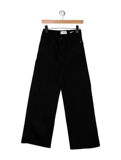 Pre-owned Frame Wide Leg Pants In Black