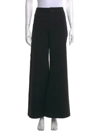 Pre-owned Frame Wide Leg Pants In Black