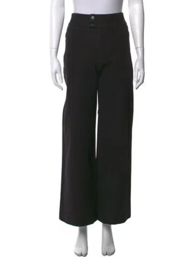 Pre-owned Frame Wide Leg Pants In Black