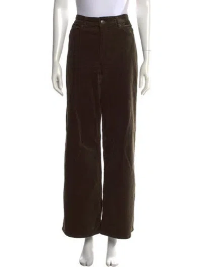 Pre-owned Frame Wide Leg Pants In Black