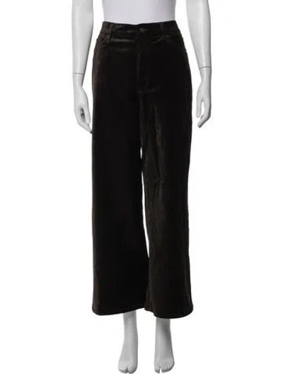 Pre-owned Frame Wide Leg Pants In Black