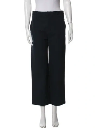 Pre-owned Frame Wide Leg Pants In Black