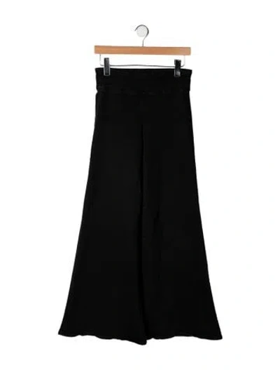 Pre-owned Frame Wide Leg Pants In Black