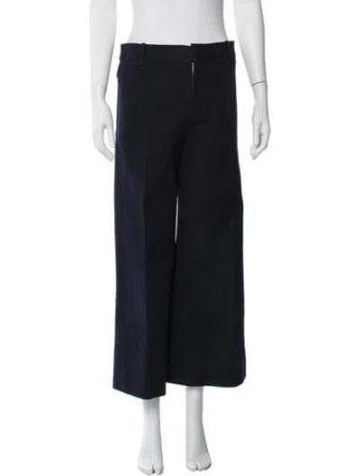 Pre-owned Frame Wide Leg Pants In Black