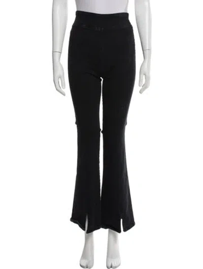 Pre-owned Frame Wide Leg Pants In Black/blue