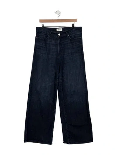 Pre-owned Frame Wide Leg Pants In Blue