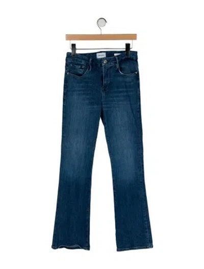 Pre-owned Frame Wide Leg Pants In Blue