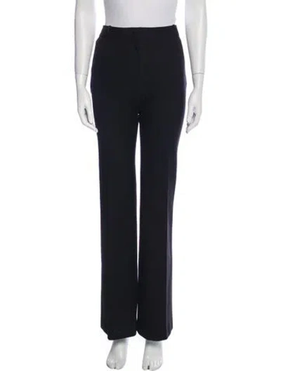 Pre-owned Frame Wide Leg Pants In Blue