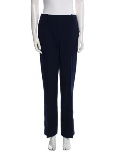 Pre-owned Frame Wide Leg Pants In Blue