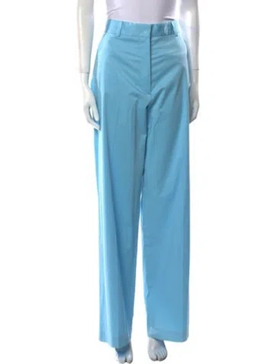 Pre-owned Frame Wide Leg Pants In Blue