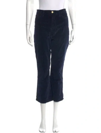 Pre-owned Frame Wide Leg Pants In Blue