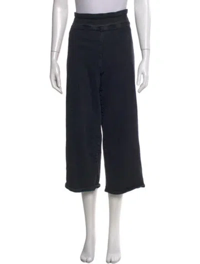 Pre-owned Frame Wide Leg Pants In Blue