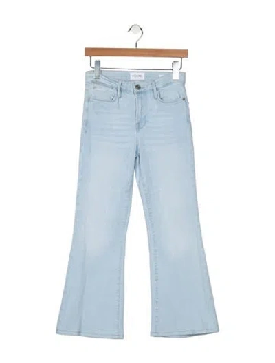 Pre-owned Frame Wide Leg Pants In Blue