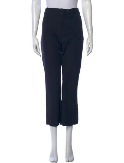 Pre-owned Frame Wide Leg Pants In Blue