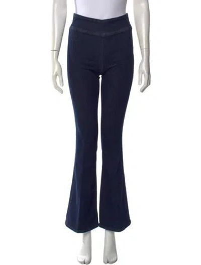 Pre-owned Frame Wide Leg Pants In Blue