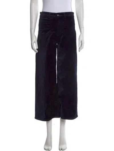 Pre-owned Frame Wide Leg Pants In Blue