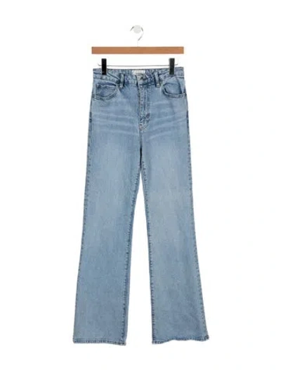 Pre-owned Frame Wide Leg Pants In Blue