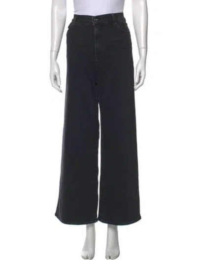 Pre-owned Frame Wide Leg Pants In Blue