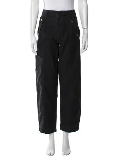 Pre-owned Frame Wide Leg Pants In Blue