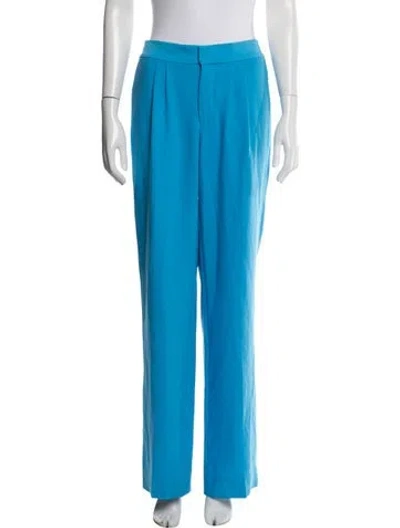 Pre-owned Frame Wide Leg Pants In Blue