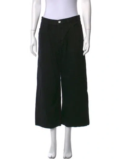 Pre-owned Frame Wide Leg Pants In Blue