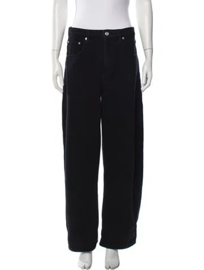 Pre-owned Frame Wide Leg Pants In Blue