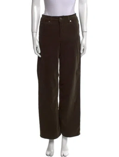 Pre-owned Frame Wide Leg Pants In Brown