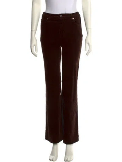 Pre-owned Frame Wide Leg Pants In Brown