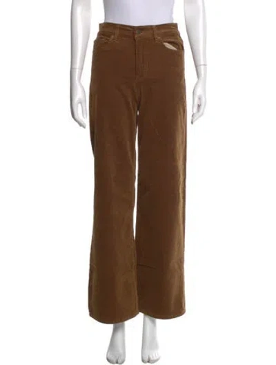 Pre-owned Frame Wide Leg Pants In Brown