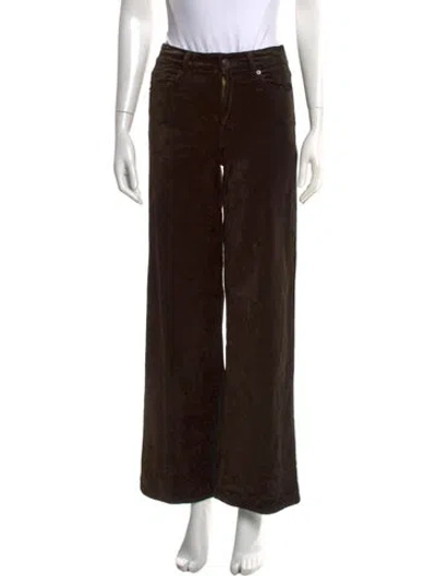 Pre-owned Frame Wide Leg Pants In Brown