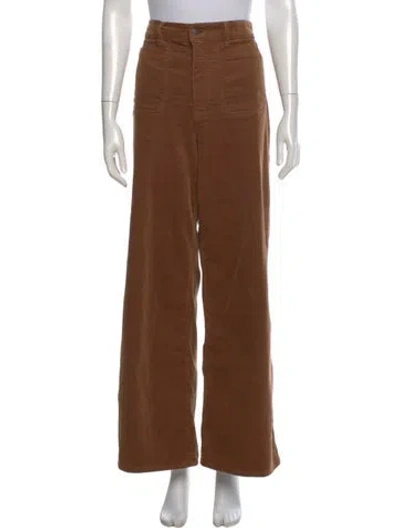 Pre-owned Frame Wide Leg Pants In Brown