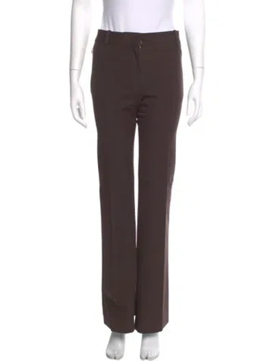 Pre-owned Frame Wide Leg Pants In Brown