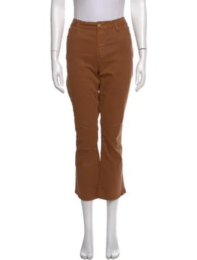 Pre-owned Frame Wide Leg Pants In Brown