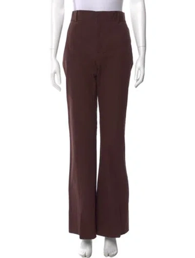 Pre-owned Frame Wide Leg Pants In Brown
