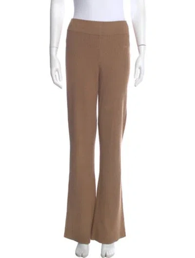 Pre-owned Frame Wide Leg Pants In Brown
