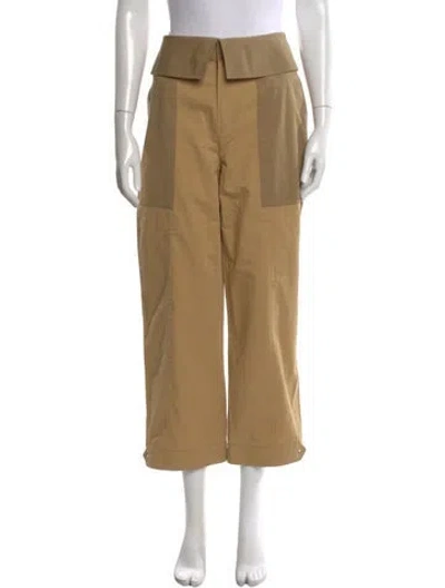 Pre-owned Frame Wide Leg Pants In Brown