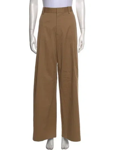 Pre-owned Frame Wide Leg Pants In Brown
