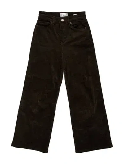 Pre-owned Frame Wide Leg Pants In Brown