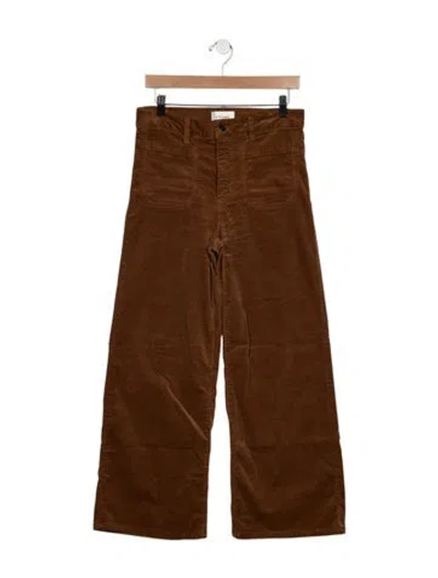 Pre-owned Frame Wide Leg Pants In Brown