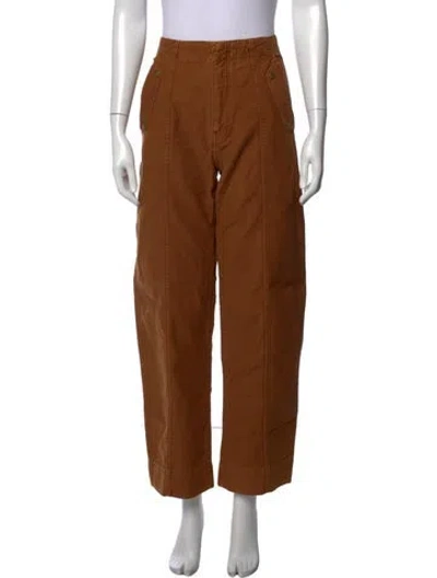 Pre-owned Frame Wide Leg Pants In Brown
