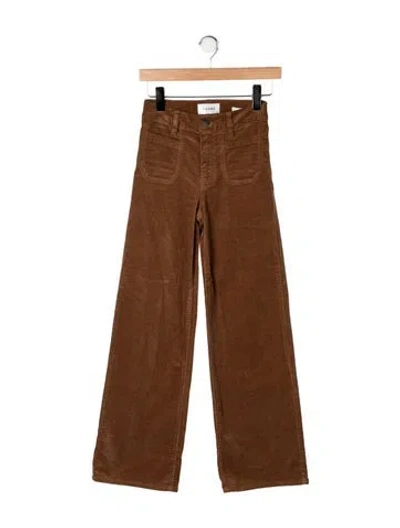 Pre-owned Frame Wide Leg Pants In Brown