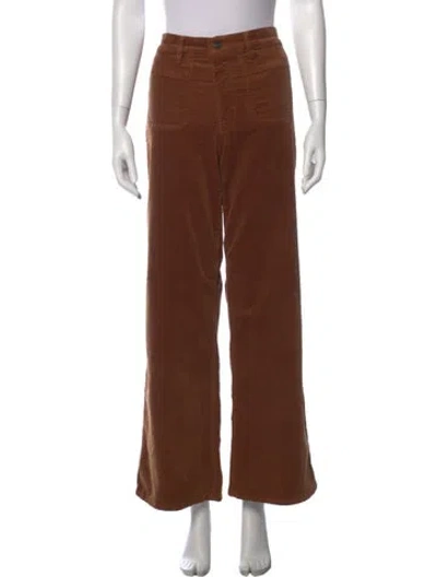 Pre-owned Frame Wide Leg Pants In Brown