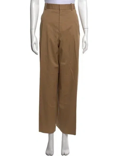 Pre-owned Frame Wide Leg Pants In Brown