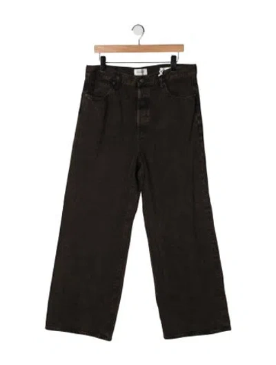 Pre-owned Frame Wide Leg Pants In Brown